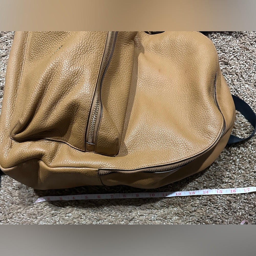 Coach Saddle Pebbled Leather “Charlie” Large Backpack - Picture 14 of 16